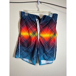 Joe Boxer Board Shorts Swim Trunks Summer Beach Colorful Vacation Men's Sz Large